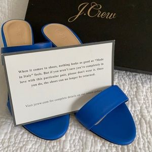 New in box! J. Crew heels Montreal Blue size 8.5